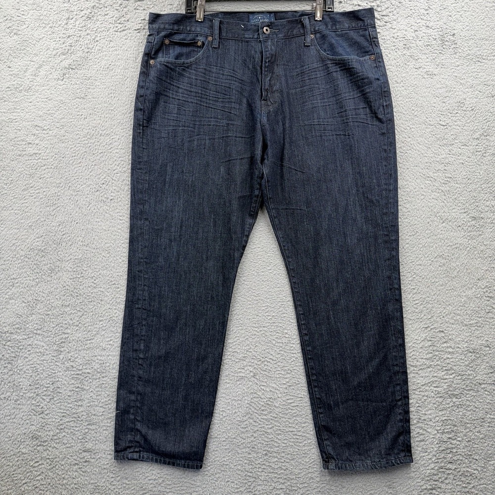 Lucky Brand Mens 221 Original Straight Jeans 40x30 Stretch Classic Dark Wash